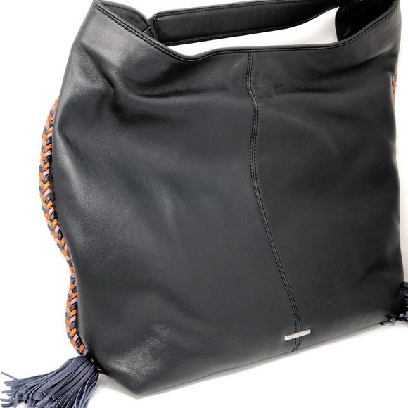 Rebecca Minkoff HSP7ECAH37 Chase Large Hobo Multi-colored Side Stitching - Picture 2 of 9